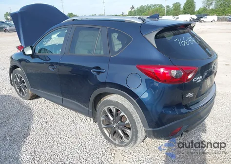 2016 Mazda Cx-5 Grand Touring из США, поврежденный, VIN JM3KE4DY6G0766396